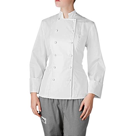 Womens Nouveaux Royal Cotton Chef Coat 5210 Chefwear