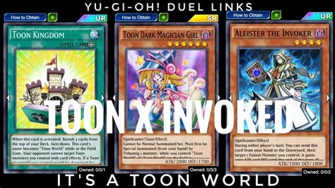 Update Toon Dark Magician Girl Deck Duel Links 2020 X Invoked Yu Gi Oh Duel Links Youtube