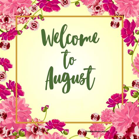 Welcome August Profile Pictures #greetingscards | Welcome august, August pictures, Welcome to august