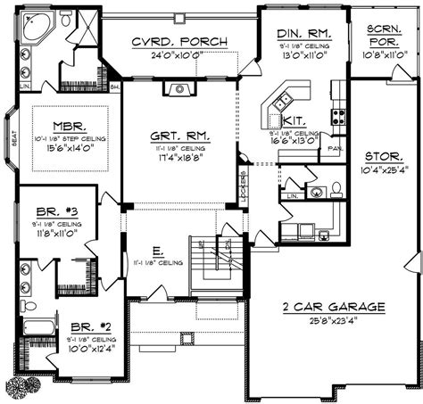 House Plan 1020 00031 Craftsman Plan 2130 Square Feet 3 Bedrooms