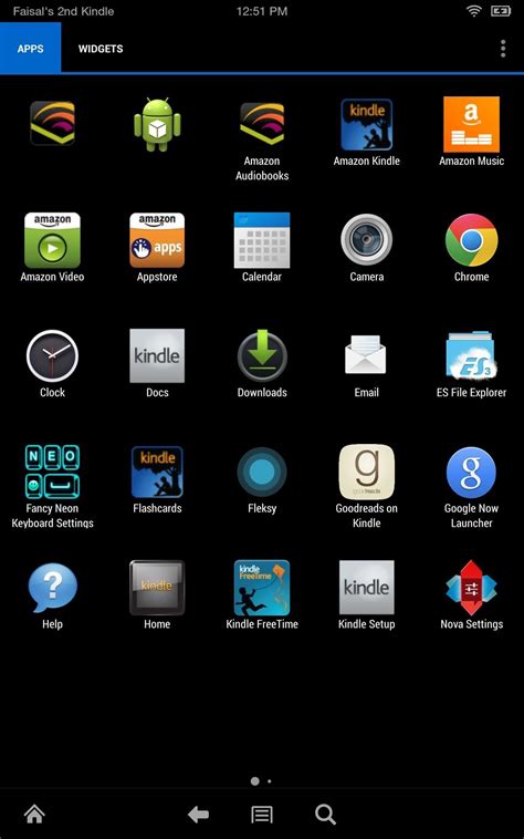 Tap the 'home' tab at the top of the screen. How to Get a Standard Android Home Screen on Your Kindle ...