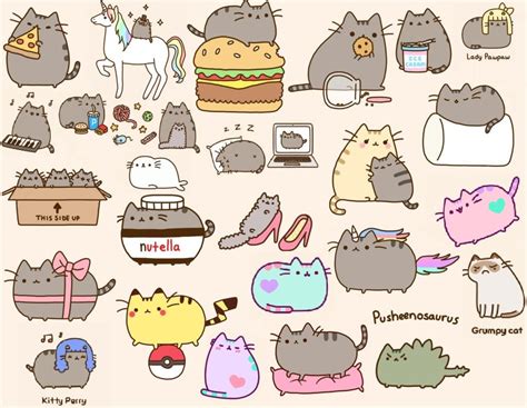 Pusheen Pusheen Cat Cute Drawings