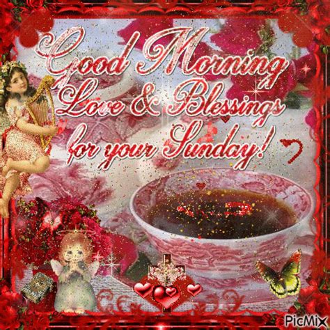 Love And Blessings For Your Sunday Good Morning Pictures Photos And