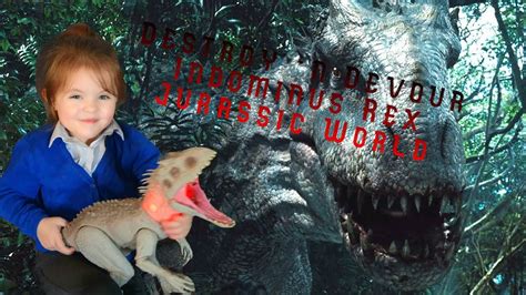 Jurassic World Destroy N Devour Indominus Rex Toy Review By Kyratopia