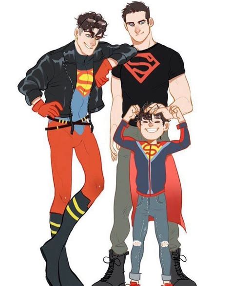 Superboys Supermans Clone Conner Kent And Jon Kent Dc Comics