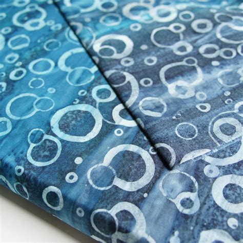 On Sale Blue Batik Fabric By 14 Metre Fat Quarter Quilting Etsy