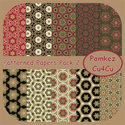Pamkez Patterned Papers Pack 2