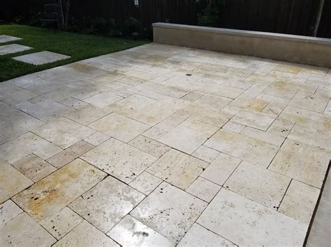 Cleaning Outdoor Travertine Patio Dallas Travertine And Marble