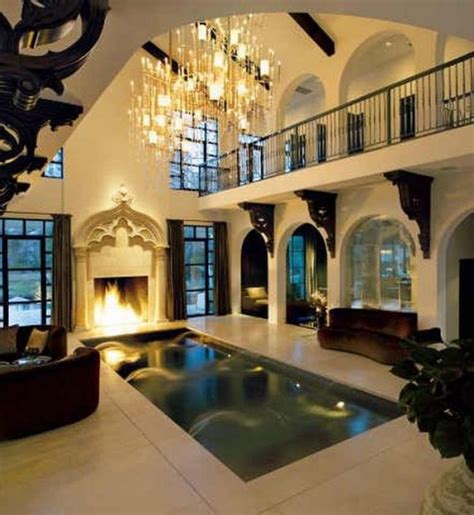 Amazing Black Swimming Pool Design Ideas Indoor Swimming Pools House