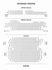 Criterion Theatre Seating Plan Seating Plan How To Plan Theater Seating