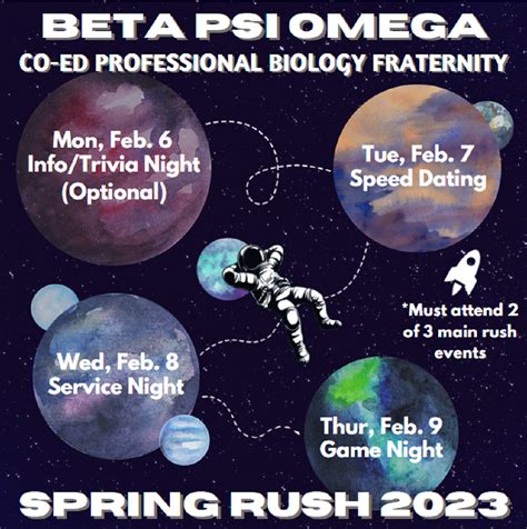 Rush Beta Psi Omega Umds Only Co Ed Professional Biology Fraternity
