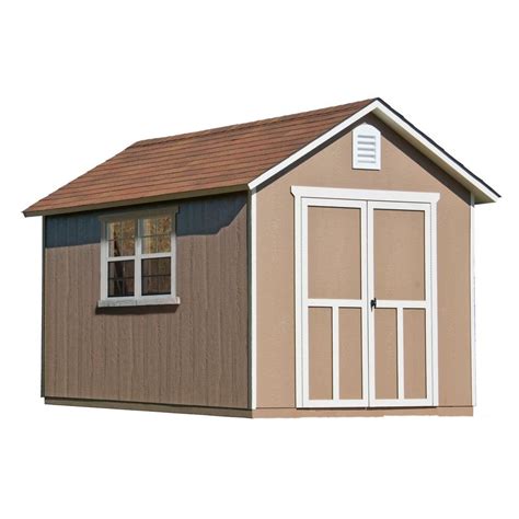 Handy Home Products Meridian 8 Ft X 12 Ft Wood Storage Shed 19349 1