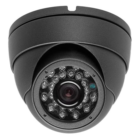 Surveillance Indooroutdoor Security Dome Camera 700tvl 36mm Dark Gray
