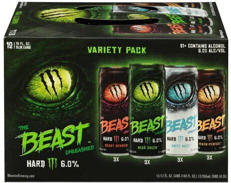 The Beast Unleashed Hard Seltzer Variety Pack Jj Liquor Bulverde