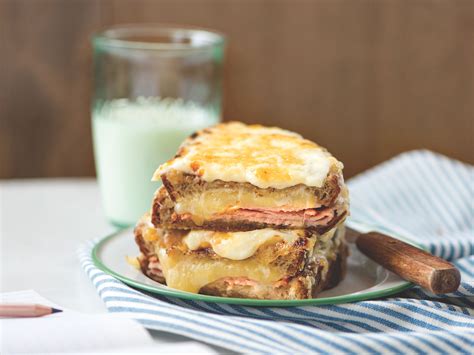Croque Monsieur Grilled Ham And Cheese Sandwich Todays Parent
