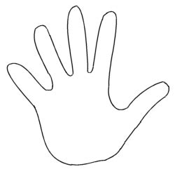 Hand outline clipart 3 – Gclipart.com