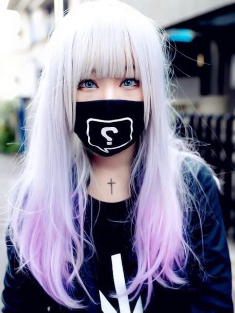 Scarf Black White Cute Japan Asian Kawaii Mask Accessories