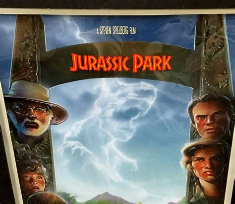 Lot Rare 1992 Jurassic Park Coming Soon Movie Poster Brady Bunch