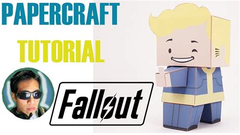 Vault Boy Papercraft Tutorial Fallout Youtube