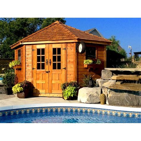 Outdoor Living Today Penthouse 9 Ft W X 9 Ft D Solid Wood Storage