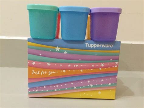 Tupperware Rainbow Snowflake Mini Cubes Gift Set Pcs Furniture Home Living Kitchenware