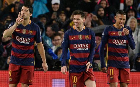 La Msn Del Barça Bate Su Récord Goleador · Messi Suárez Neymar