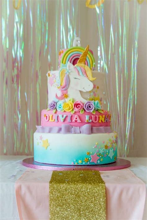 Unicorn And Ice Cream Birthday Party Ideas Photo 1 Of 15 Unicorn