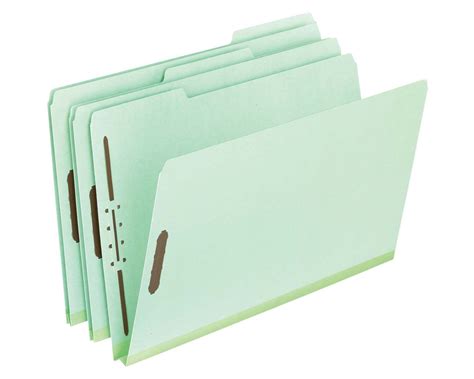 Pendaflex Pressboard Fastener Folders Legal Size Light Green 1