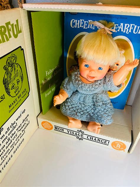 Vintage 60s Mattel Cheerful Tearful Baby Doll Original Box And Etsy