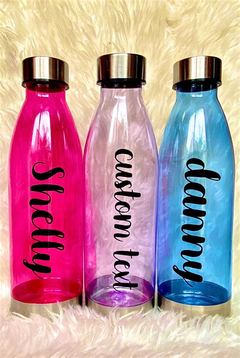 Personalized Water Bottle Name Water Bottle Perfect T Etsy