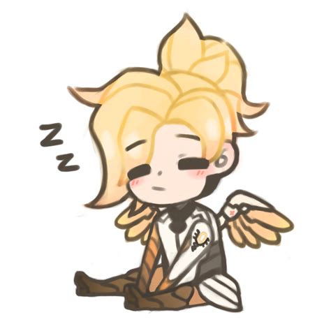 Plus i'm super indecisive so i made two versions. tancong: " milk-toasts: " ~Mini Mercy~ Drew something cute ...