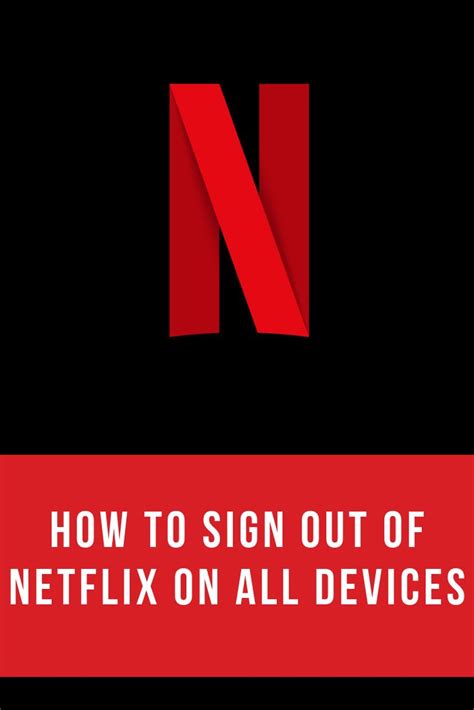 How To Sign Out Of Netflix On All Devices Netflix Sign Out You Netflix