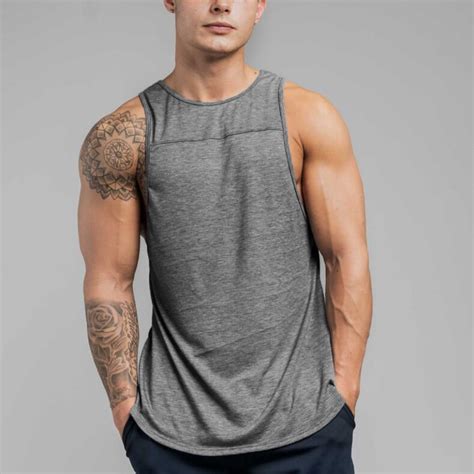 Brand Bodybuilding Clothes Mens Tank Top Solid Gyms Clothing Vest