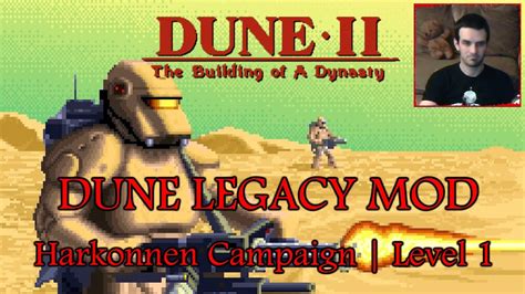 Dune Legacy Dune Ii Remake House Harkonnen Campaign Level 1 Youtube