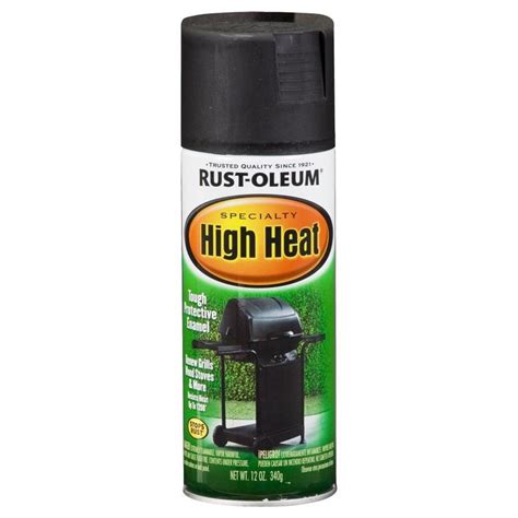 Shop Rust Oleum High Heat Specialty High Heat Black Rust Resistant