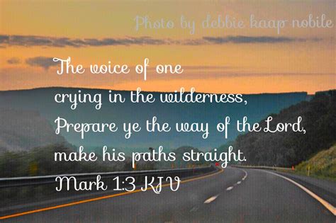 Prepare Ye The Way Of The Lord Eternal Love Wilderness Paths