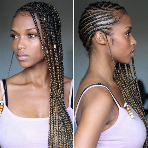 But most commonly the beads hairstyles are used with braiding hairstyles like the box braids. 12 Gorgeous Braided Hairstyles With Beads From Instagram ...
