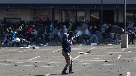 Police In South Africa Fire Rubber Bullets At Crowds As Unrest