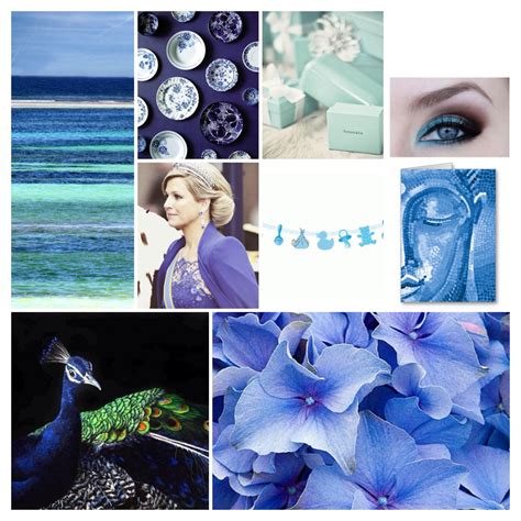 Collage Blauw Blue Sea Blue Color