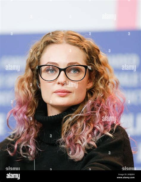 Actress Olga Shkabarnya Attend The Dau Natasha Press Conference During Th Berlinale