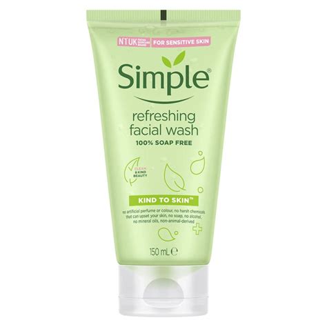 Simple Refreshing Facial Wash 150ml Lazada