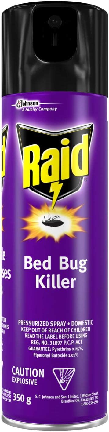 Raid Bed Bug Killer Bed Bug Spray For Indoor Use Kills Bed Bugs And