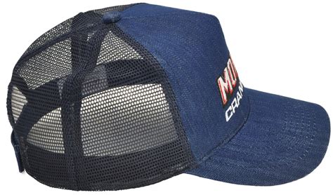 Wholesale Custom Denim Trucker Hats Snapbacks And Velcro Rear Adjuster
