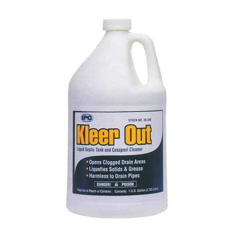 Comstar Kleer Out Series 30 245 Septic Tank Cleaner Liquid Clear