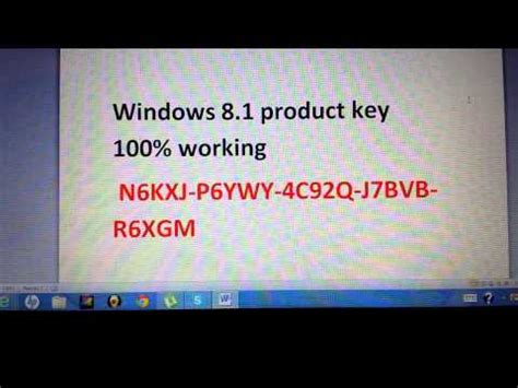 Are you looking for working windows 8 product key? Windows 8.1 Product Key 100% Working !!! - YouTube