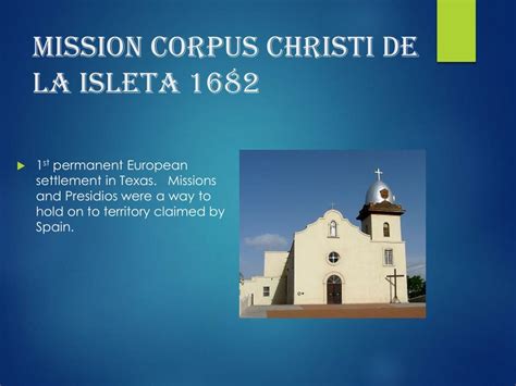 Ppt Missions And Presidios Of Texas Under Spain Powerpoint