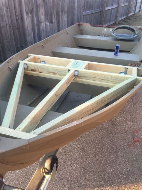 Jon Boat Casting Deck Plans Easy Canoe