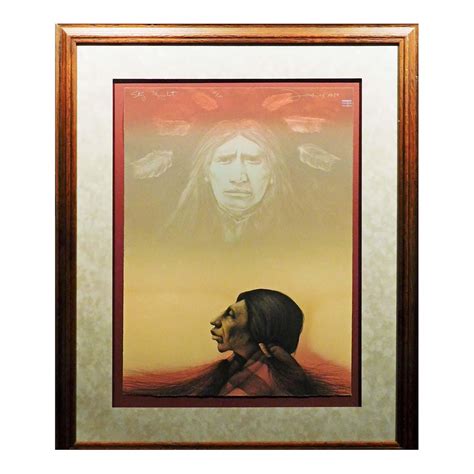1980s Frank Howell Sky Prophet Hand Signed Original Lithograph Chairish