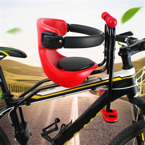 Child bicycle seat safety kids front baby saddle cushion bike carrier handrails 0 review cod. Scooter Bicycle Kids Child Front Baby Seat Bike Carrier ...