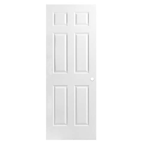 Shop Masonite Solid Core 6 Panel Slab Interior Door Common 30 In X 80